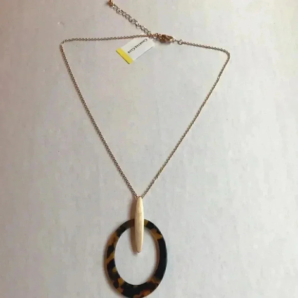 CharterClub new Tortoise Pendant Necklace - Picture 8 of 8